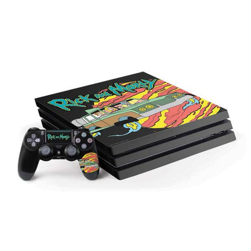 Adult Swim Rick and Morty Family Wagon PlayStation PS4 Skins